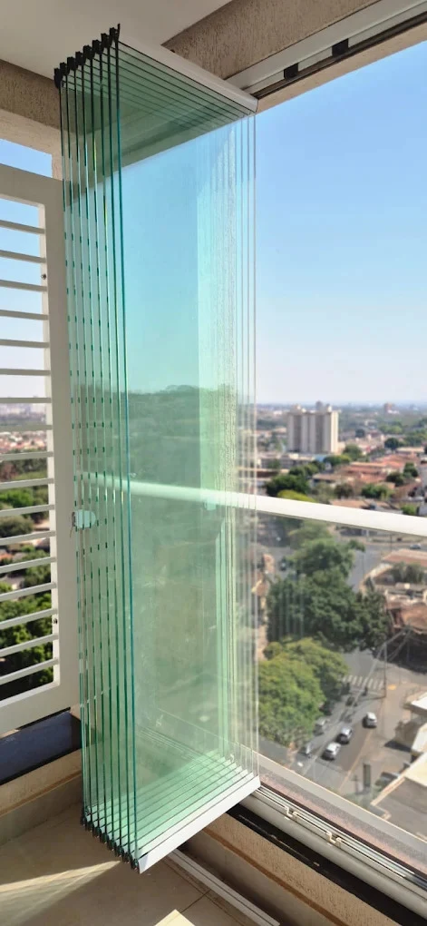 Sistema retrátil com vista panorâmica